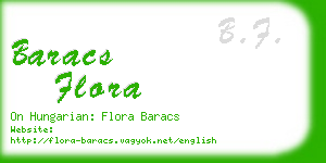 baracs flora business card